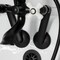 Kingston Brass Tub Wall Mount Clawfoot Tub Faucet with Hand Shower, Matte Black KS269PXMB - alternate 4